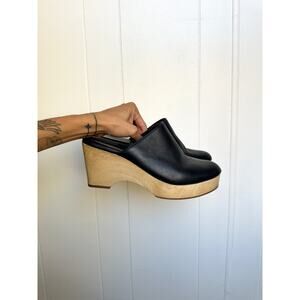 Everlane Leather Clogs – Black, Size 6.5